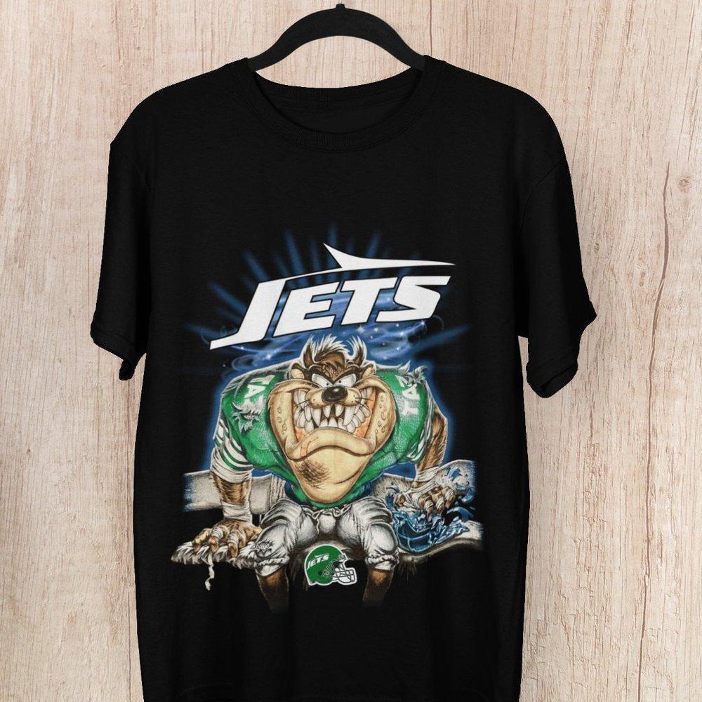N-Fl New York Jets Looney Tunes Taz Shirt, Football Shirt, Unisex Shirt